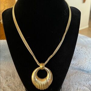 Napier Gold Statement Necklace